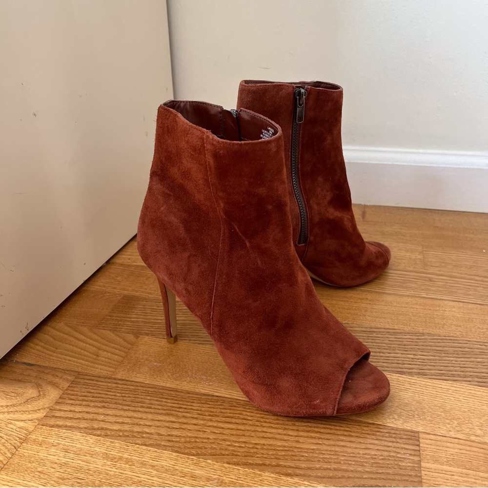 Steve Madden Ladee Rust Suede Booties - image 4